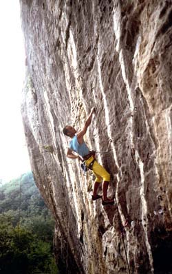 Giovanni Renzi su Passo Falso a monte Aquilone